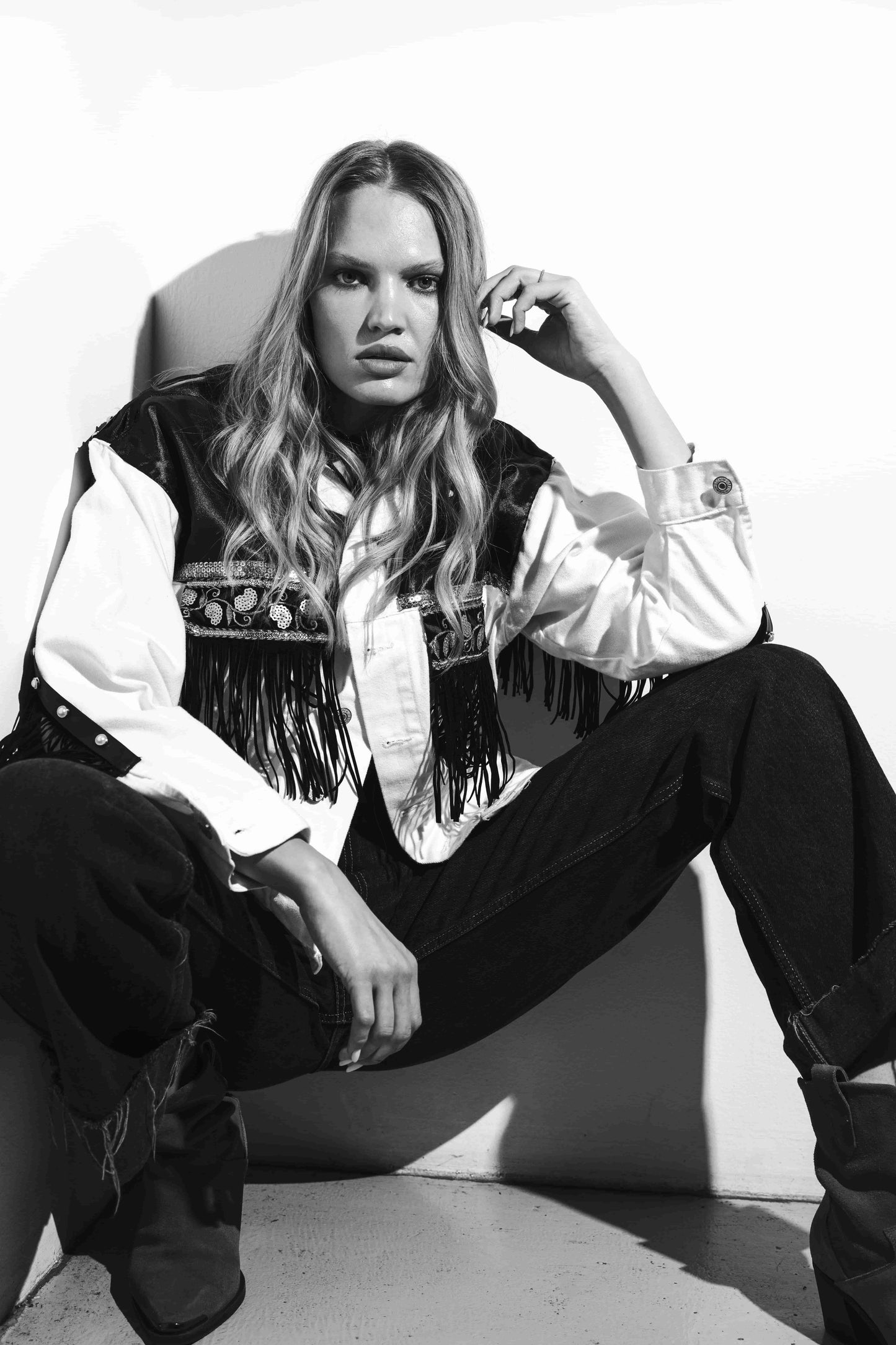 Boho Bunda White Multicolor