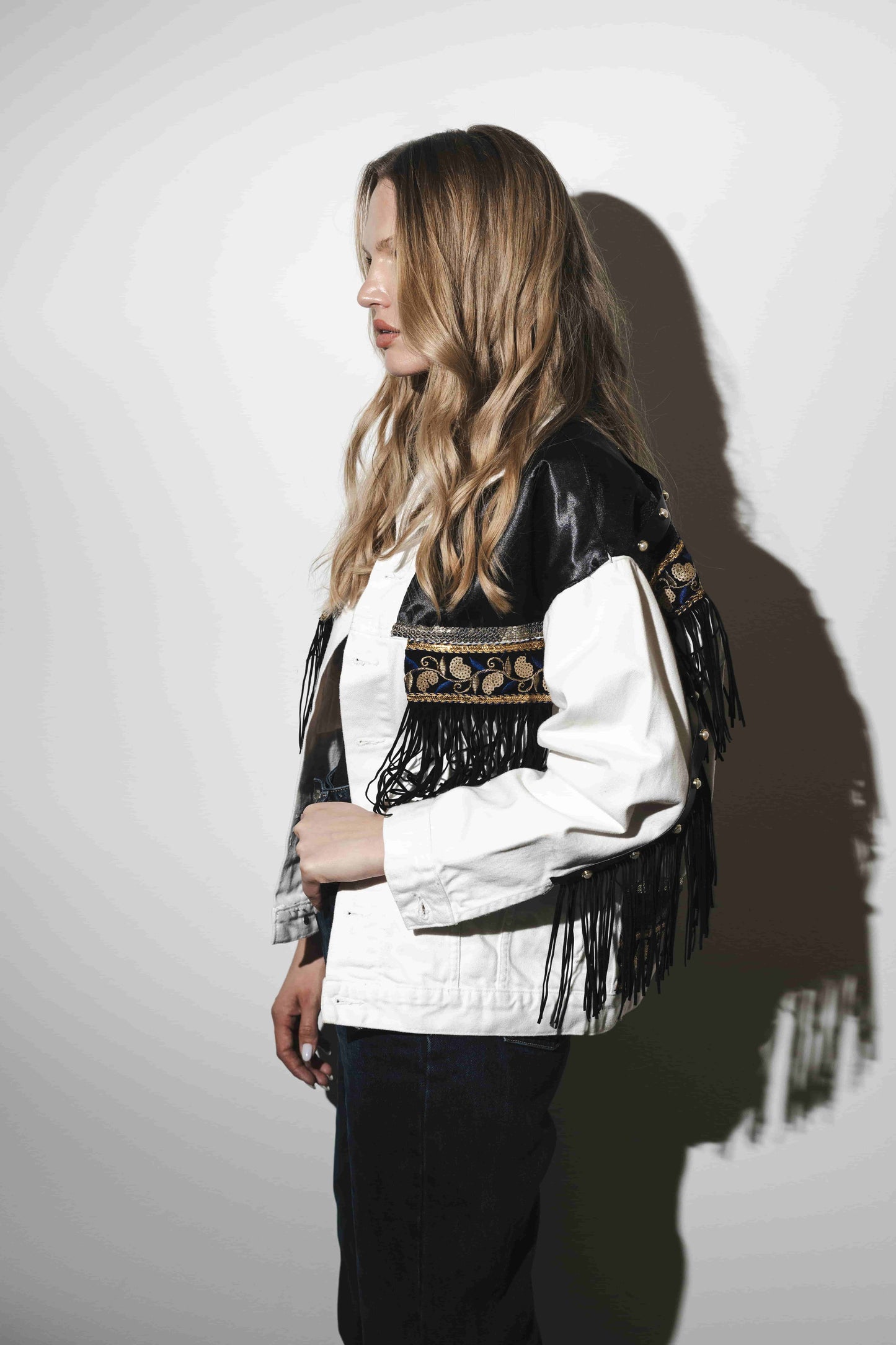 Boho Bunda White Multicolor