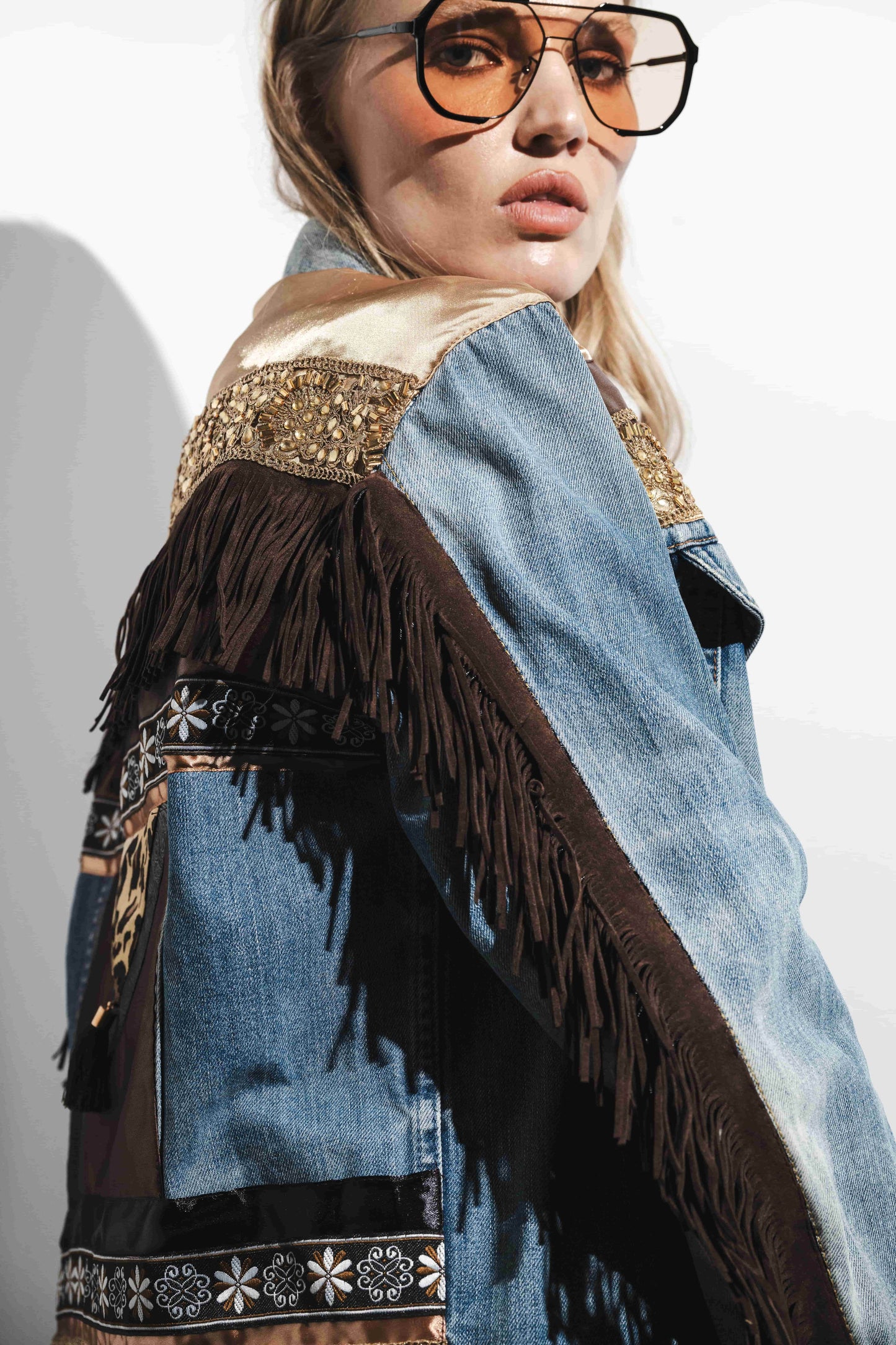 Boho Bunda Oversize Brown Gold