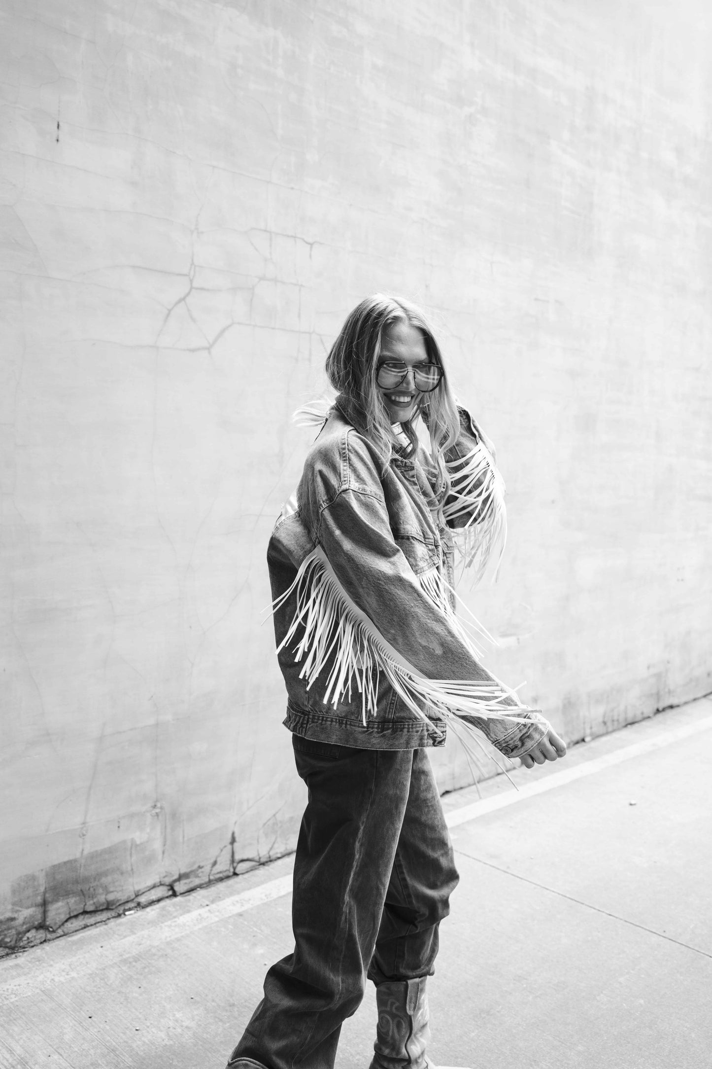 Boho Bunda Long White Tassel