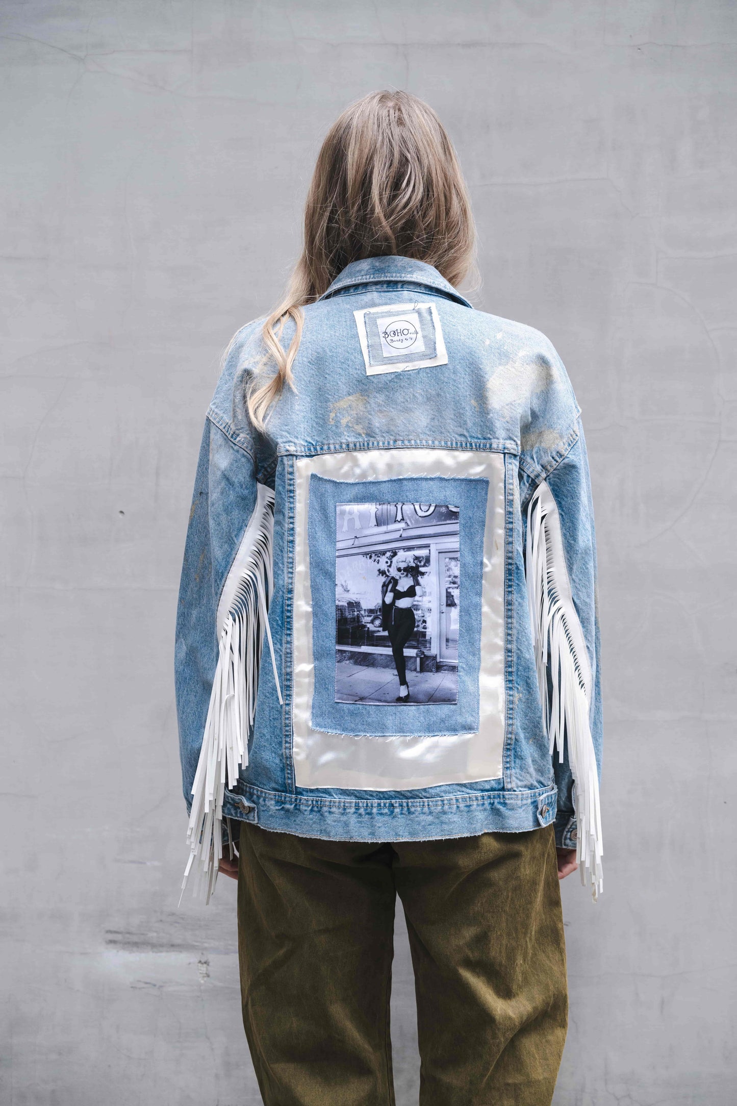 Boho Bunda Long White Tassel