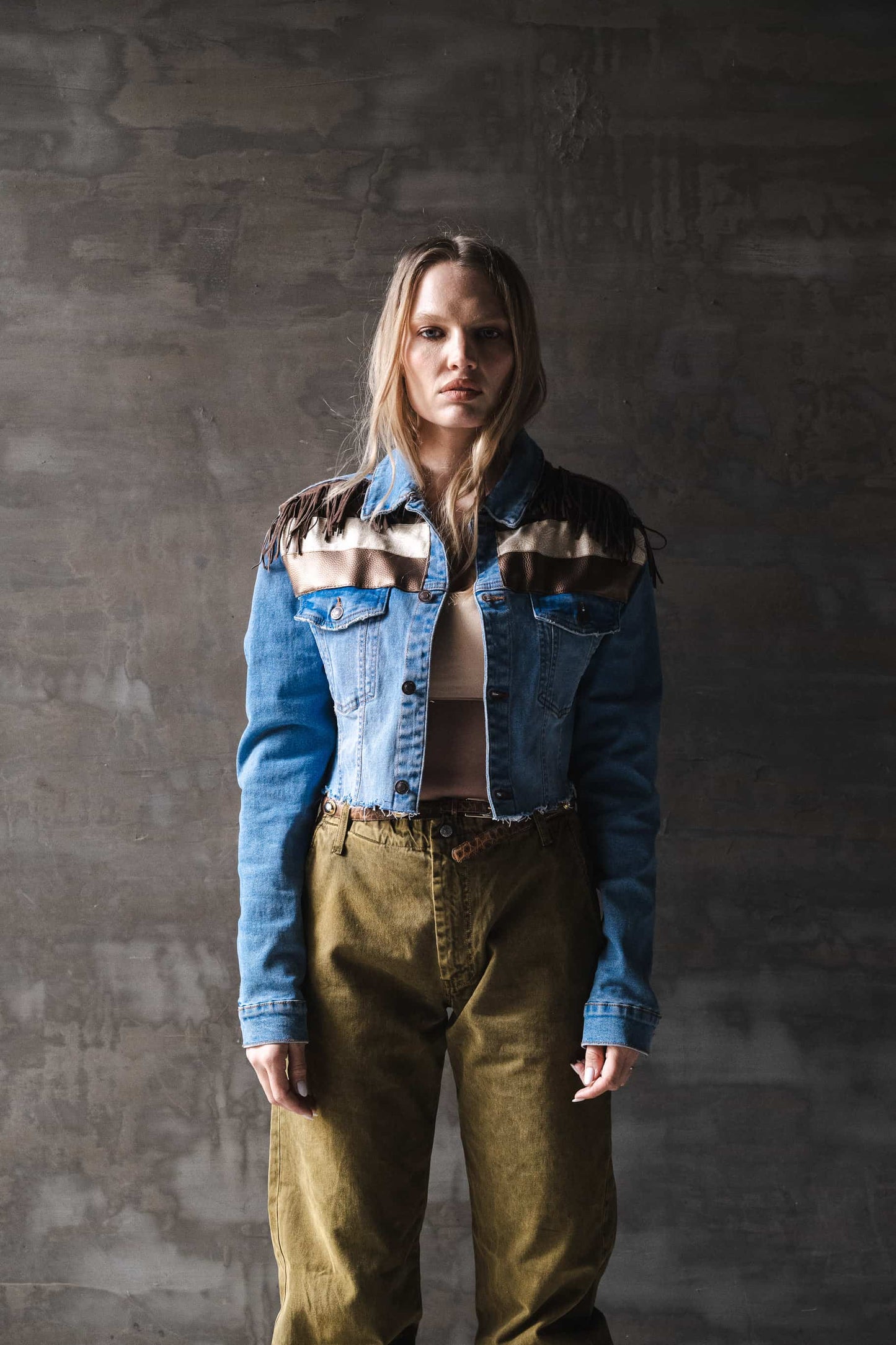 Boho Bunda Cropp Brown