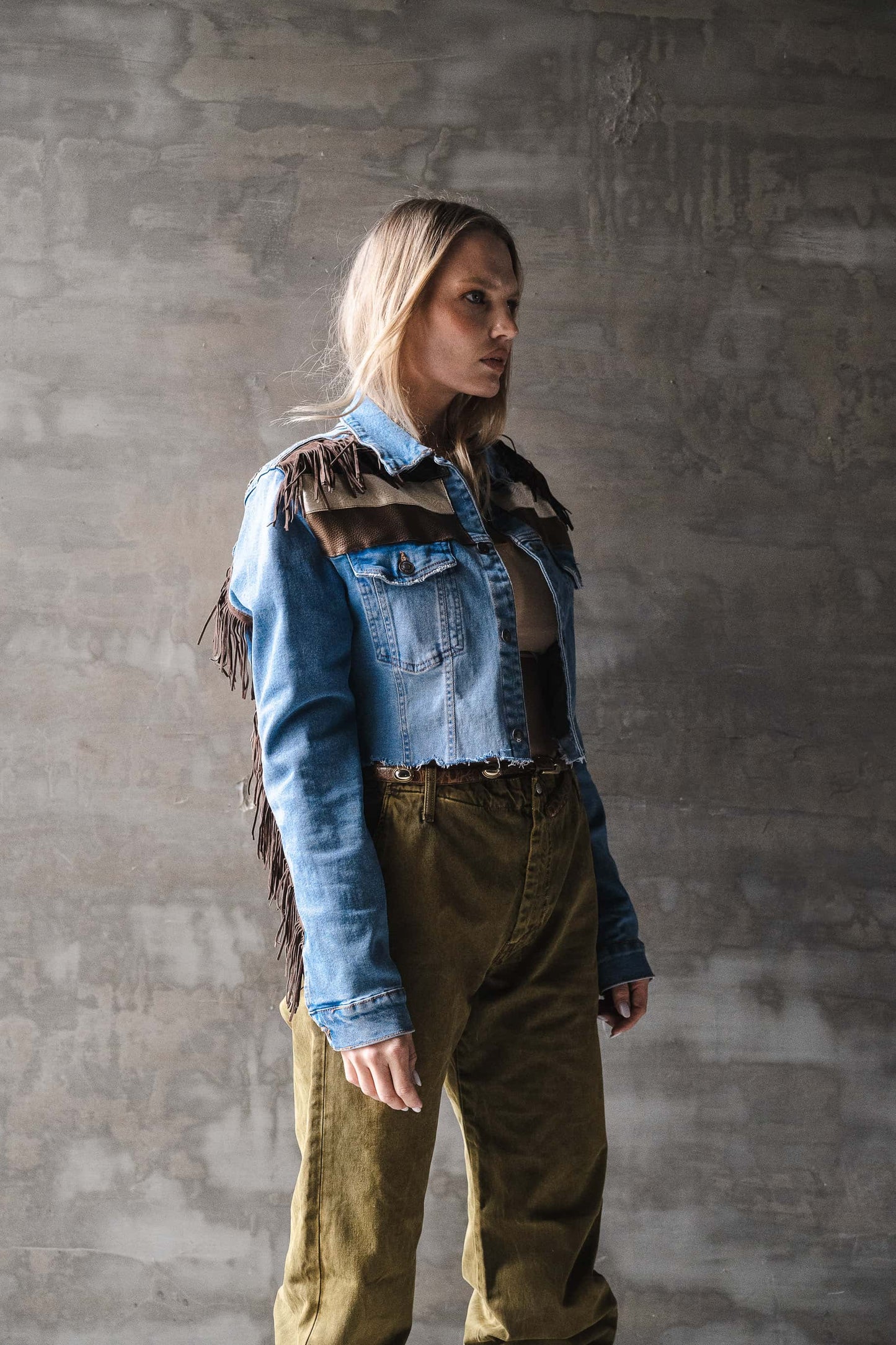 Boho Bunda Cropp Brown